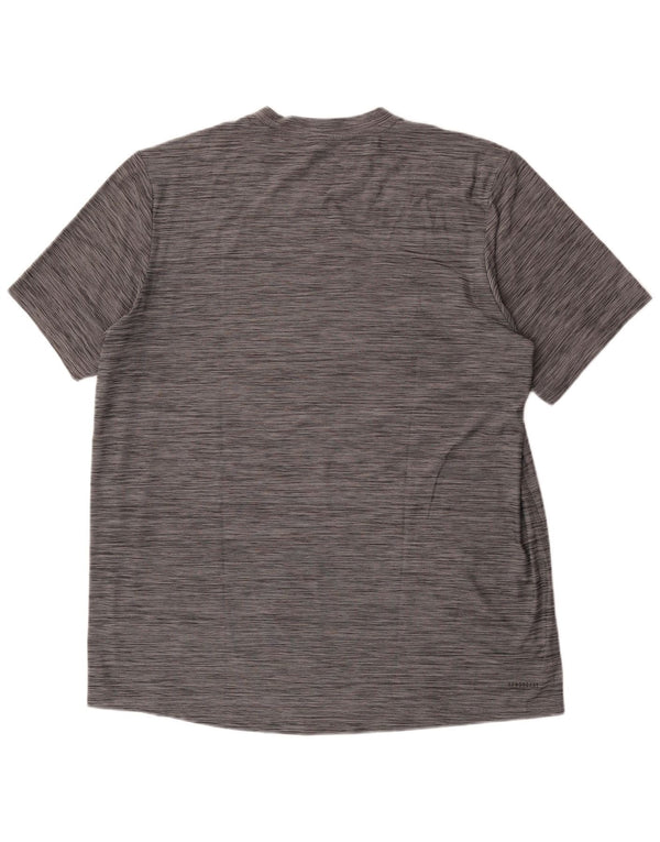 Adidas T-Shirt Homme Top XL Gris Moucheté