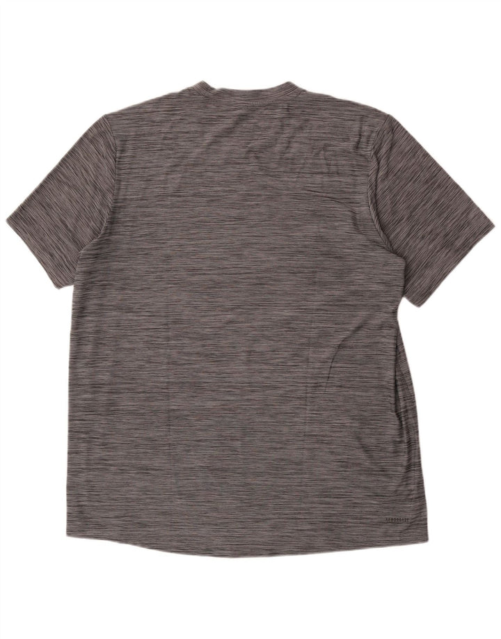 Adidas T-Shirt Homme Top XL Gris Moucheté