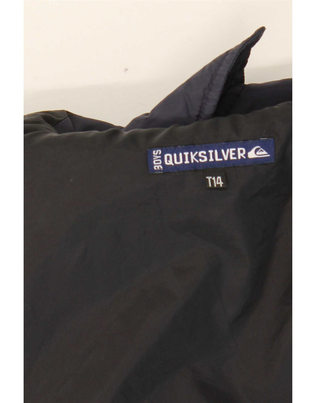 Quiksilver Veste de Pluie Graphique Garçon 13-14 Ans Bleu Marine Colourblock