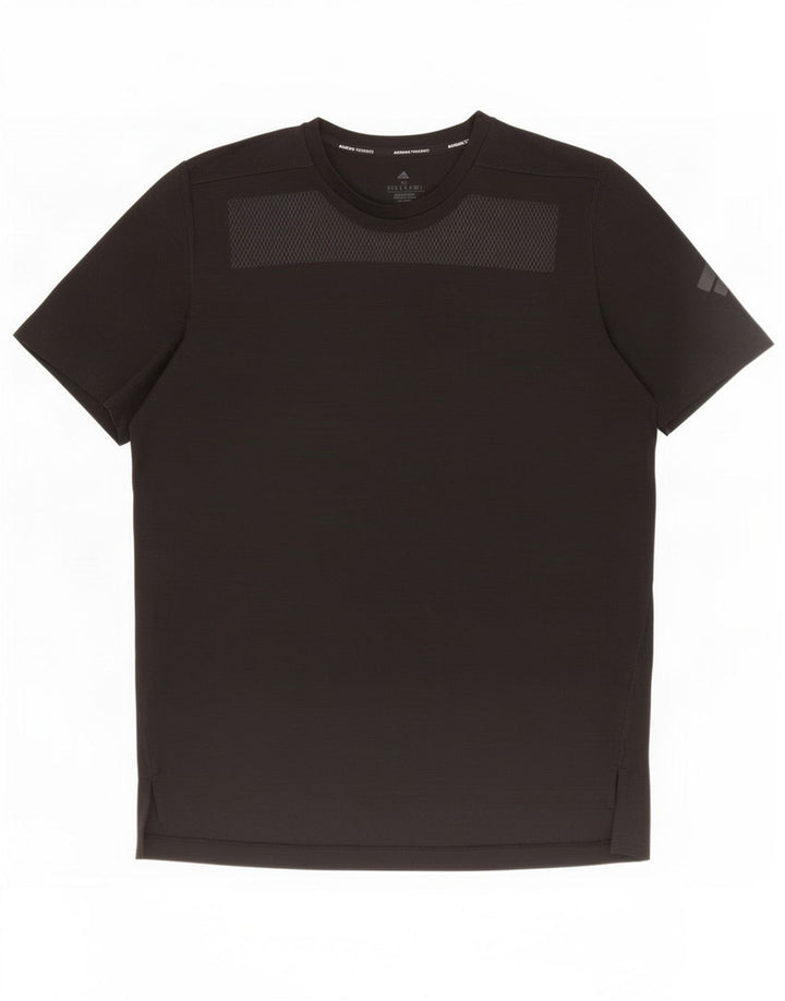 Adidas Hommes Aeroready T-Shirt Top Noir Moyen Polyester