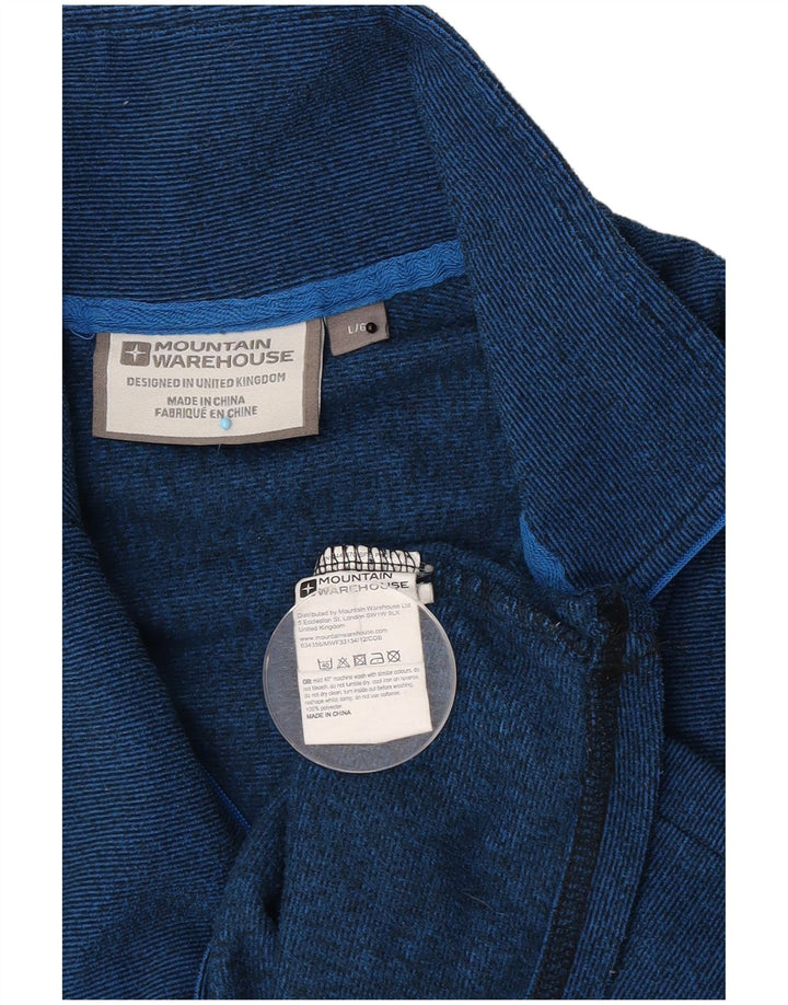 Mountain Warehouse Haut de survêtement pour homme à fines rayures bleues