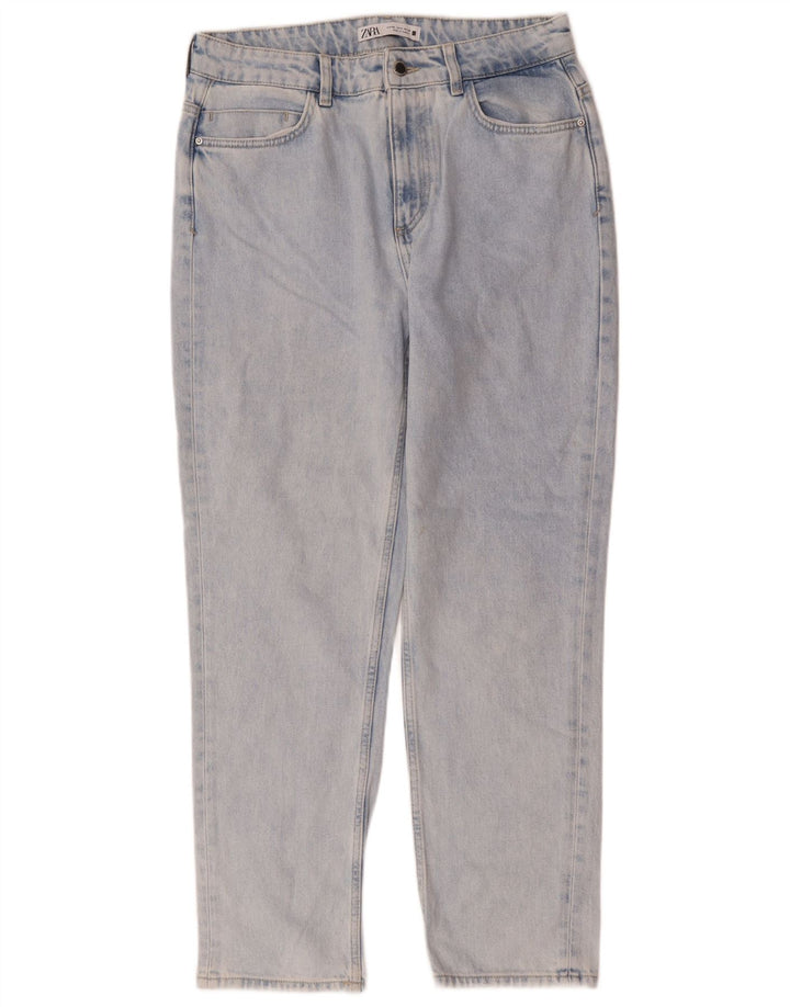 Zara Jean fuselé pour femme EU 40 Medium W30 L28 Bleu