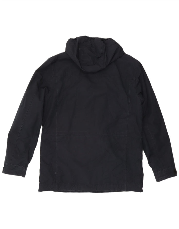 Marks & Spencer Veste utilitaire à capuche pour homme UK 38 Bleu marine moyen Coton