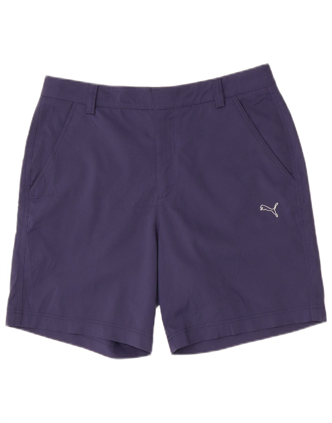 Puma Short Chino Femme W32 Large Bleu Marine