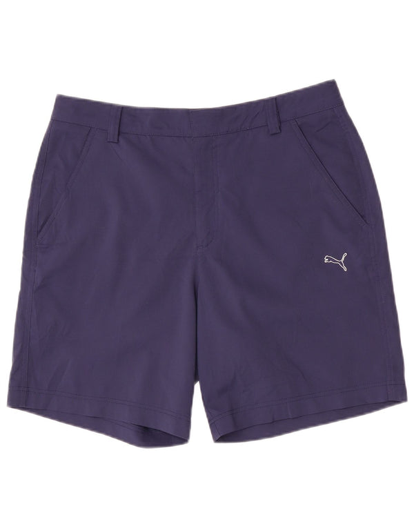 Puma Short Chino Femme W32 Large Bleu Marine