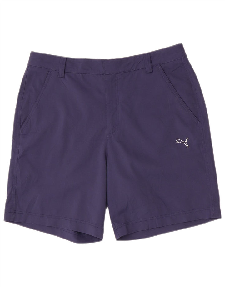 Puma Short Chino Femme W32 Large Bleu Marine