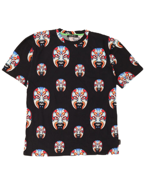 Custo Barcelona T-Shirt Graphique Homme Noir Moyen Coton
