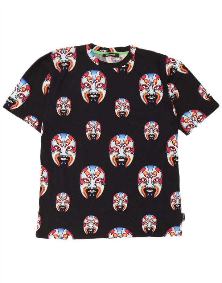 Custo Barcelona T-Shirt Graphique Homme Noir Moyen Coton