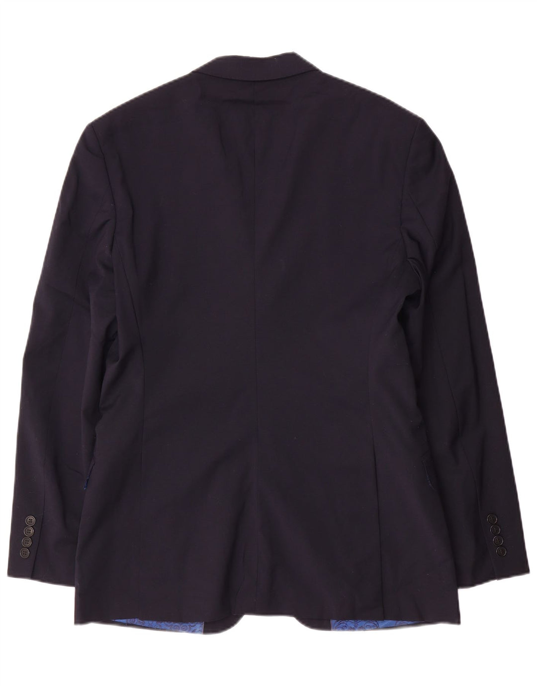 Ted Baker Veste blazer à 2 boutons pour homme US 40 Large Bleu marine en laine