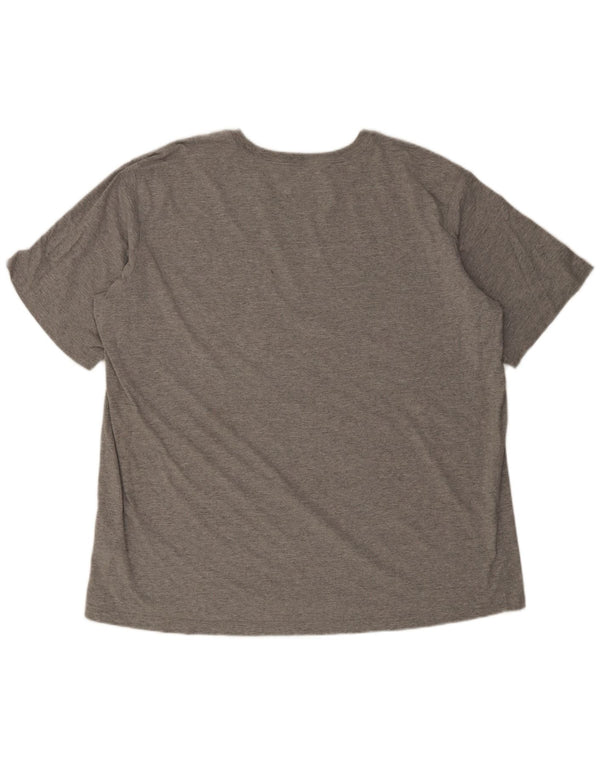 CARHARTT T-Shirt coupe décontractée pour hommes, haut 3XL en coton gris
