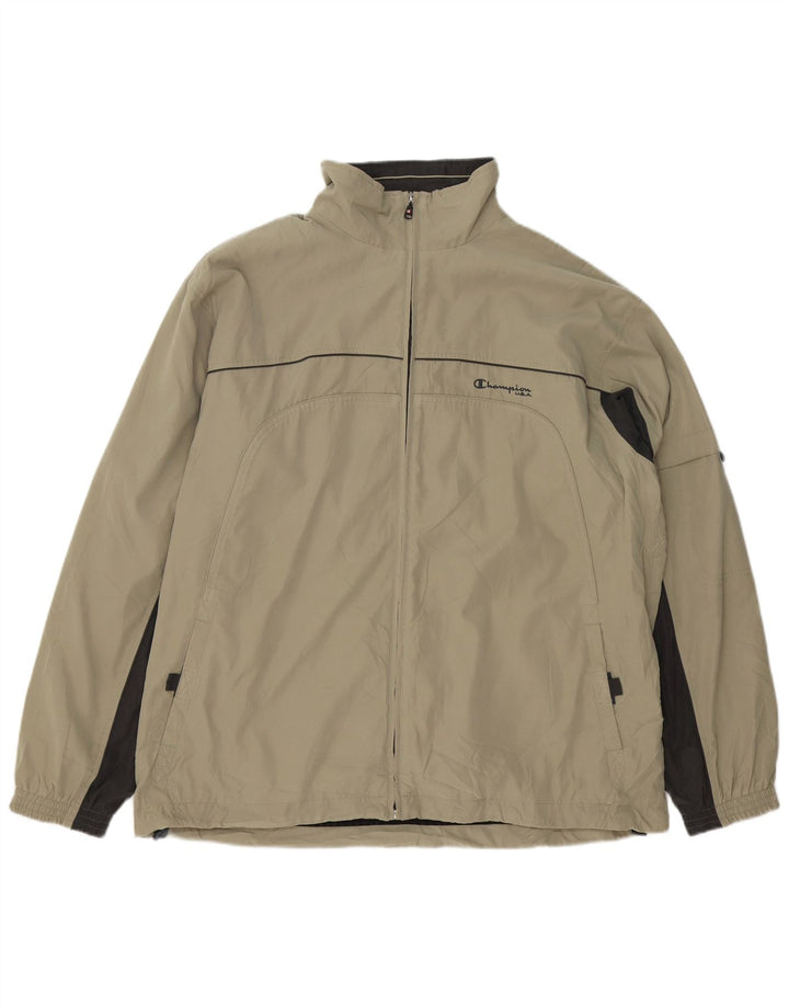 Champion Veste de Pluie Homme UK 44 2XL Kaki Colourblock Polyester