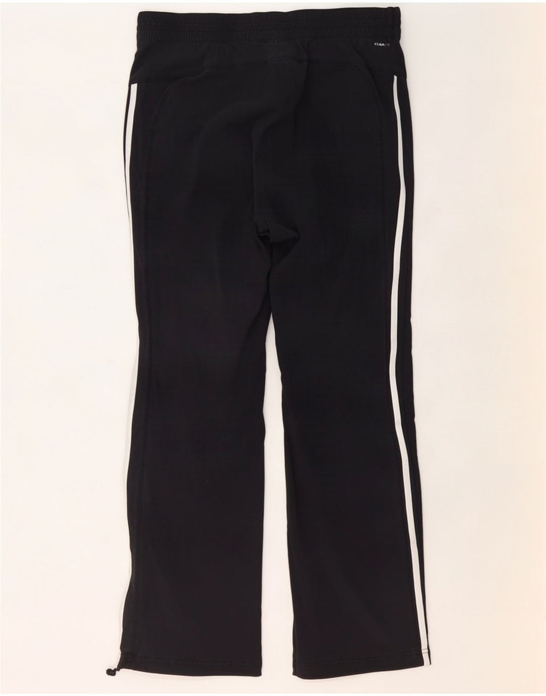 Adidas Pantalon Femme UK 16 Large W36 L30 Noir Polyester