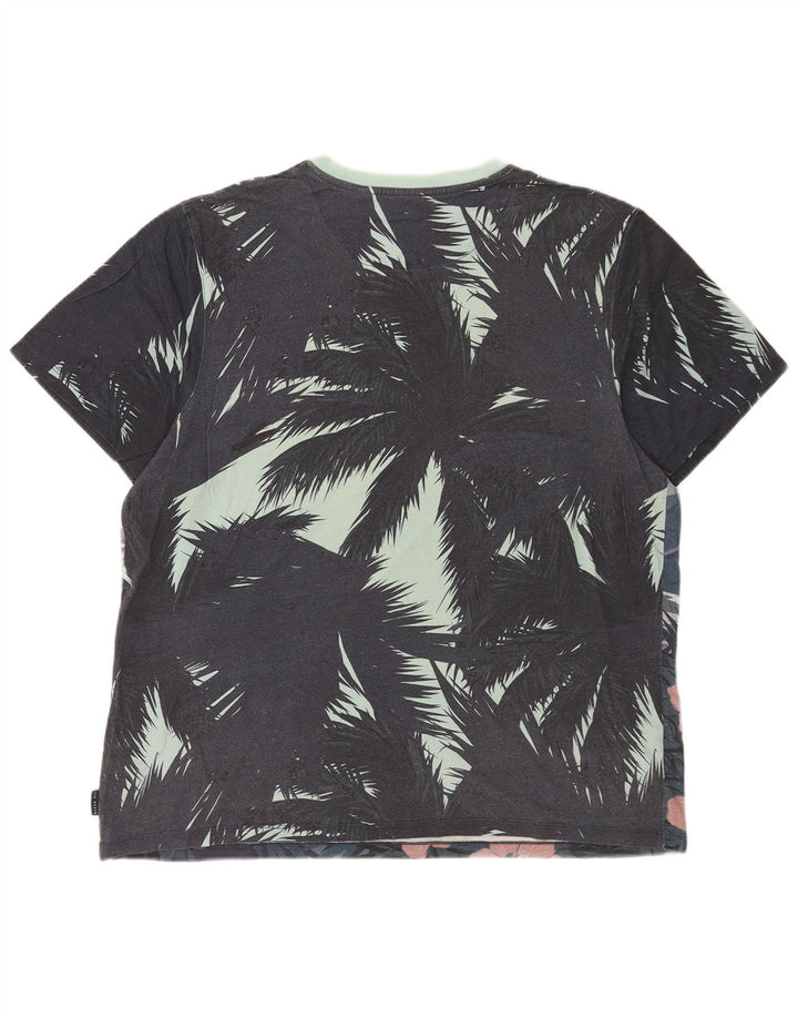 Ted Baker T-Shirt Hawaïen Graphique Homme Multicolore Large Coton