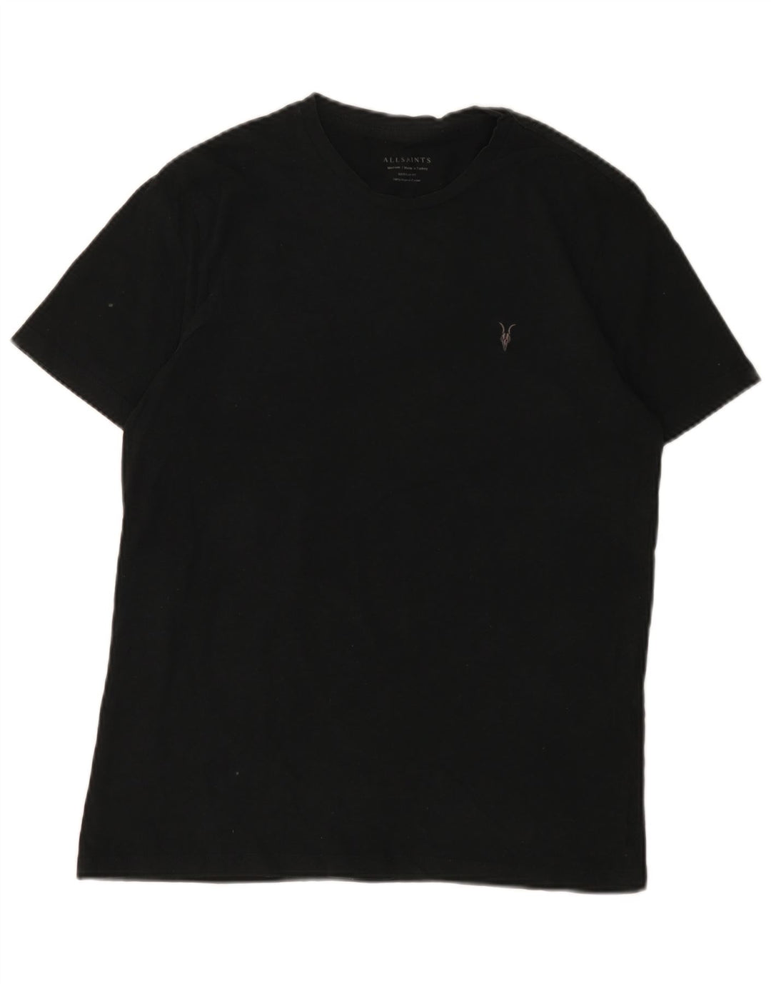 All Saints T-Shirt Homme Noir Moyen Coton