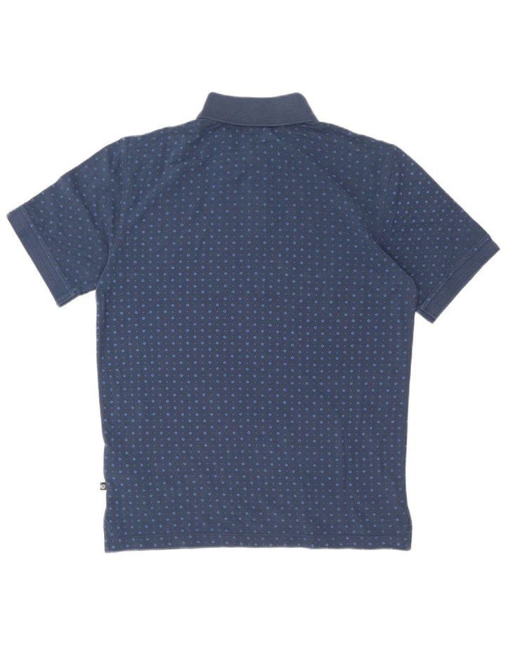 Bugatti Polo Homme Bleu Moyen Coton Tacheté