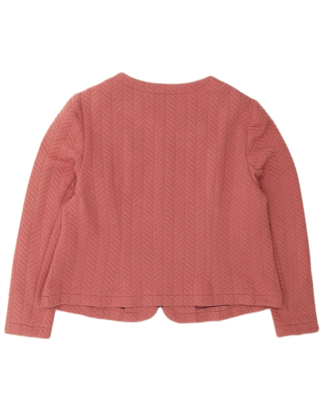 Marks & Spencer Veste blazer zippée pour femme UK 20 2XL Rose Polyester