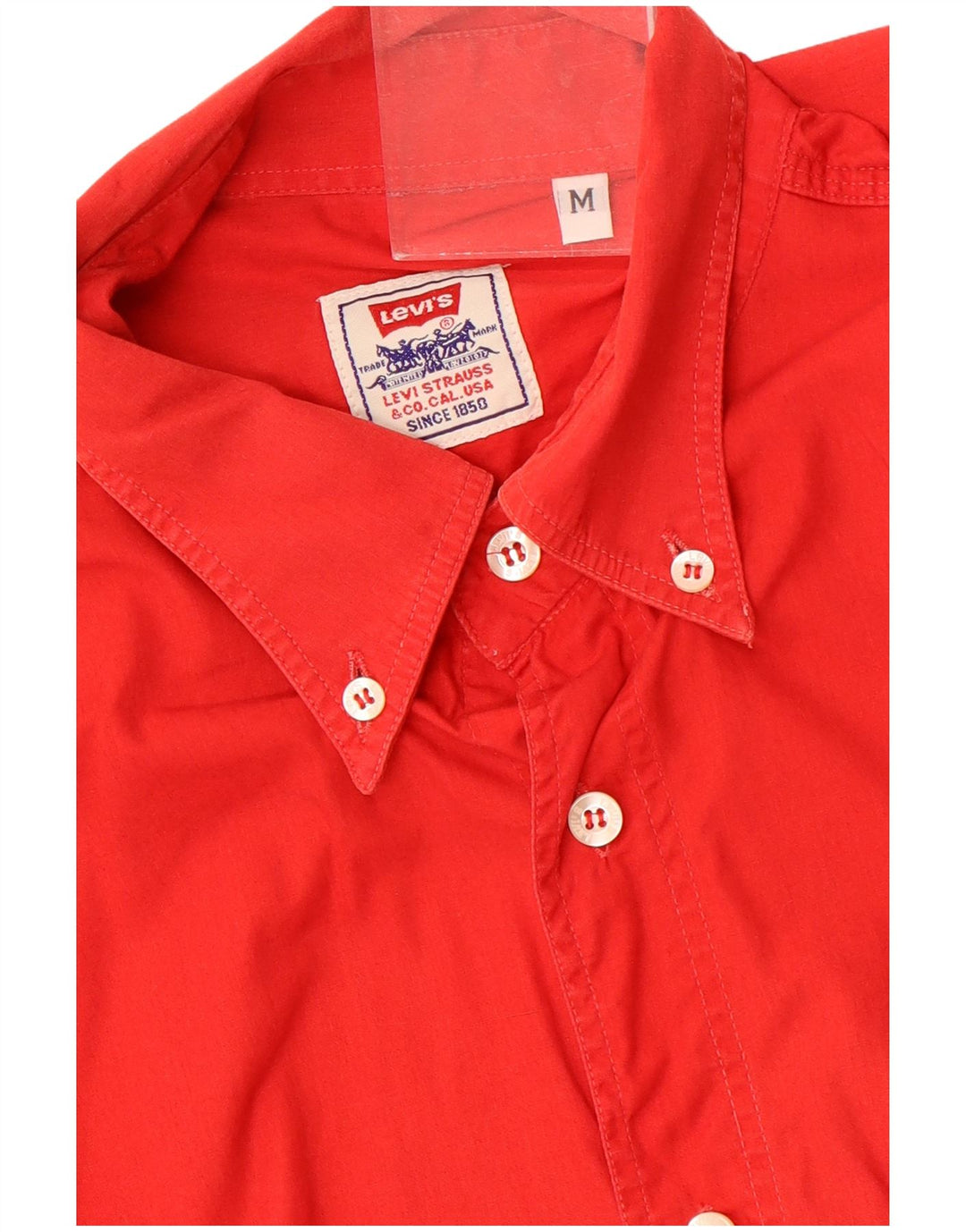 Levi's Chemise sans Manches Homme Rouge Moyen