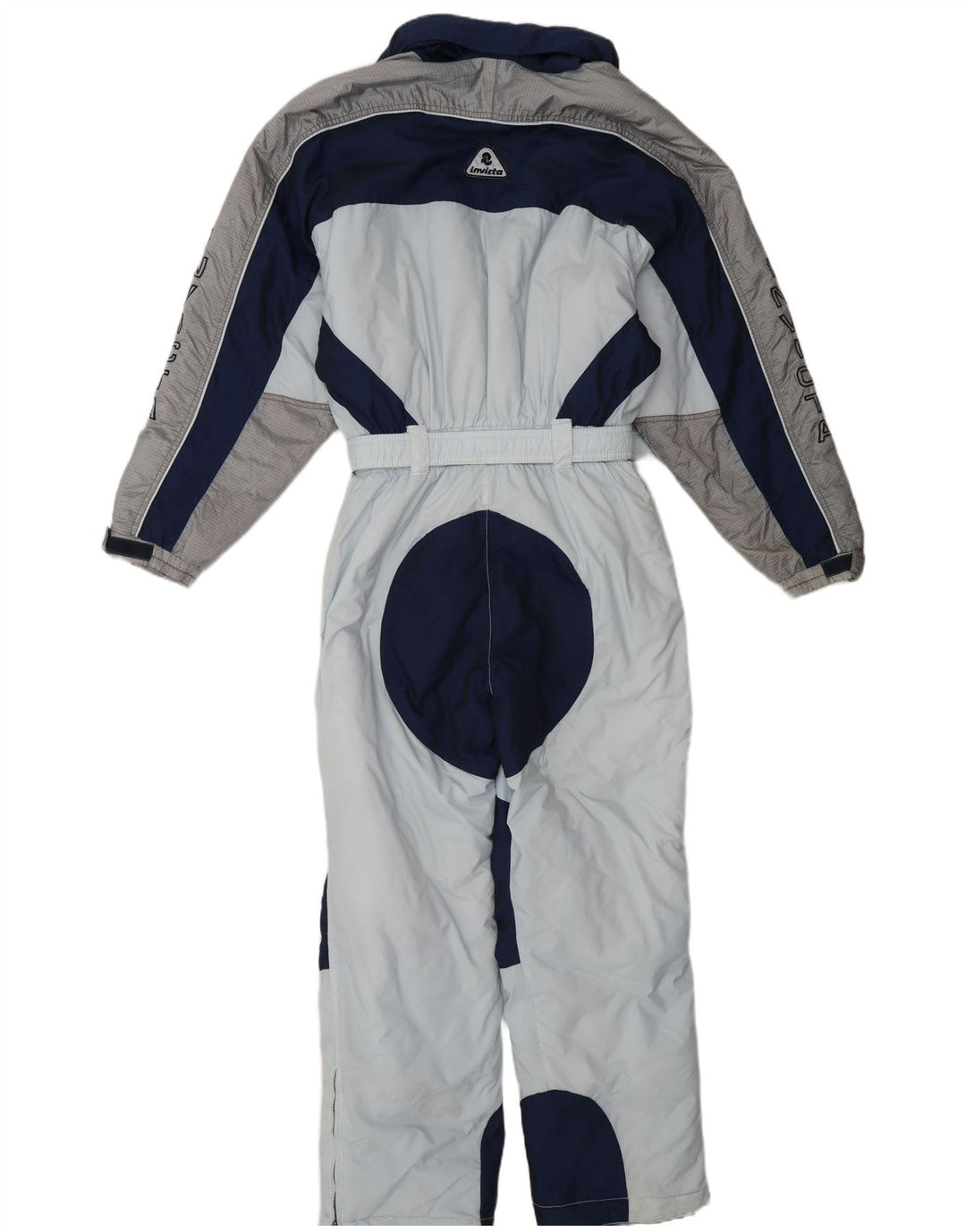 Invicta Combinaison de Ski à Capuche Garçon 13-14 Ans Bleu Colorblock Polyamide