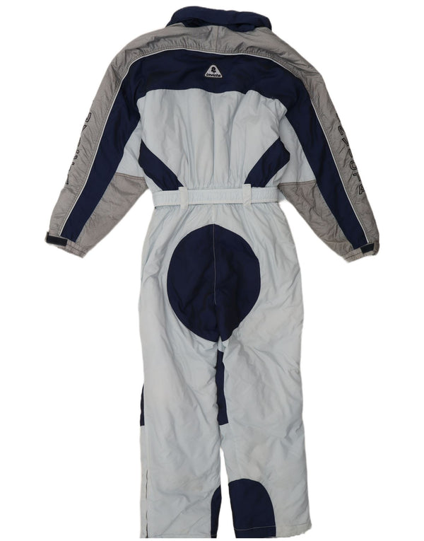 Invicta Combinaison de Ski à Capuche Garçon 13-14 Ans Bleu Colorblock Polyamide