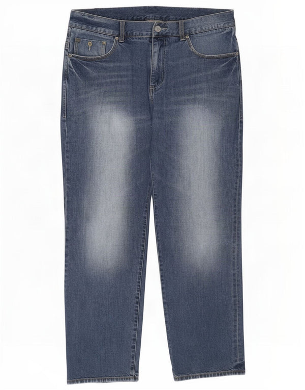 Armani Exchange Jean Droit W36 L30 Homme Bleu