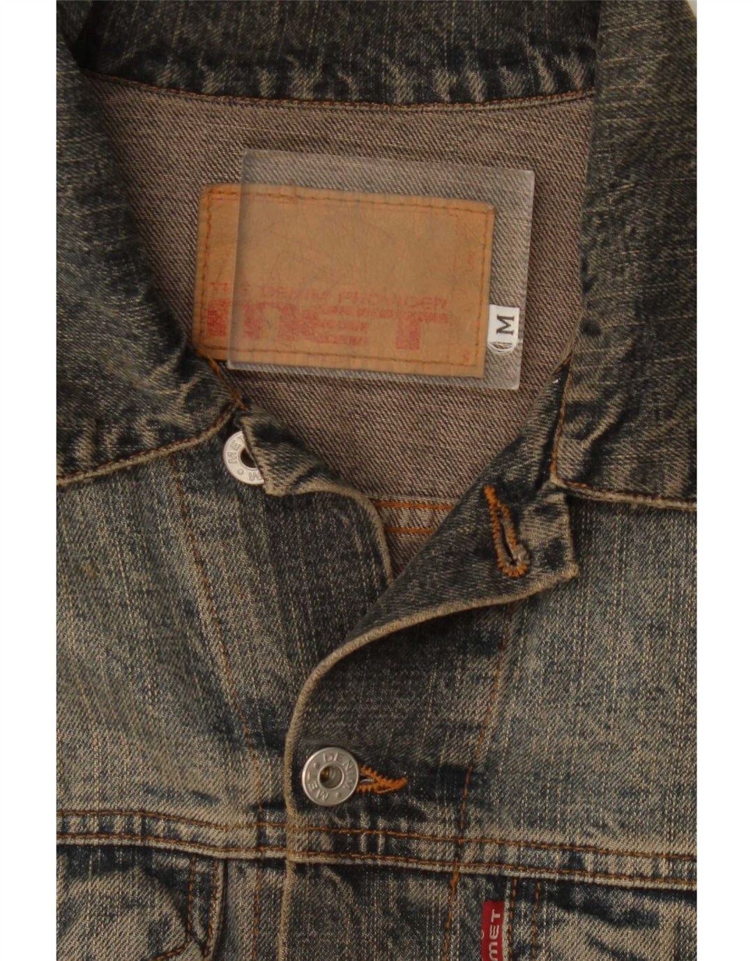 MET Veste en Jean Femme UK 12 Coton Bleu Moyen