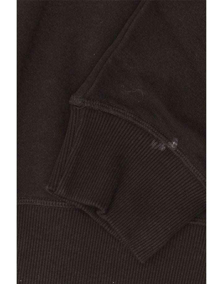 French Connection Sweat-shirt pour homme en coton noir Taille L