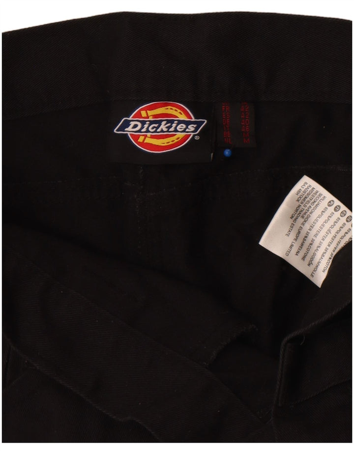 Dickies Pantalon cargo droit pour femme UK 14 Large W32 L30 Noir Polyester