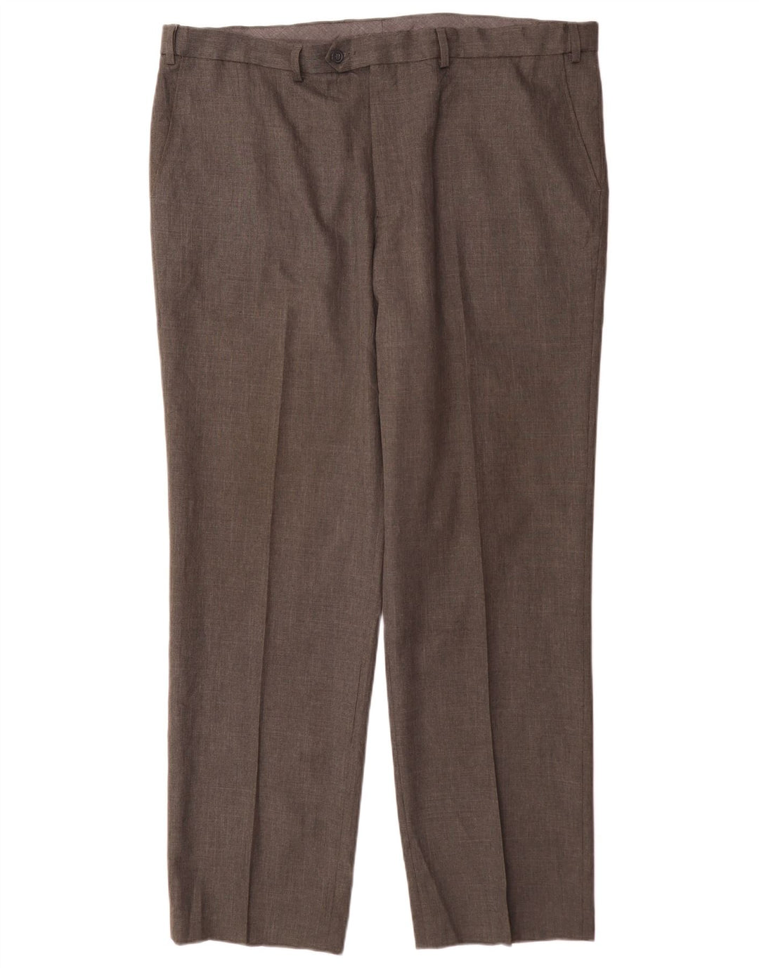 Marks & Spencer Pantalon de costume droit coupe droite pour homme W42 L33 Gris