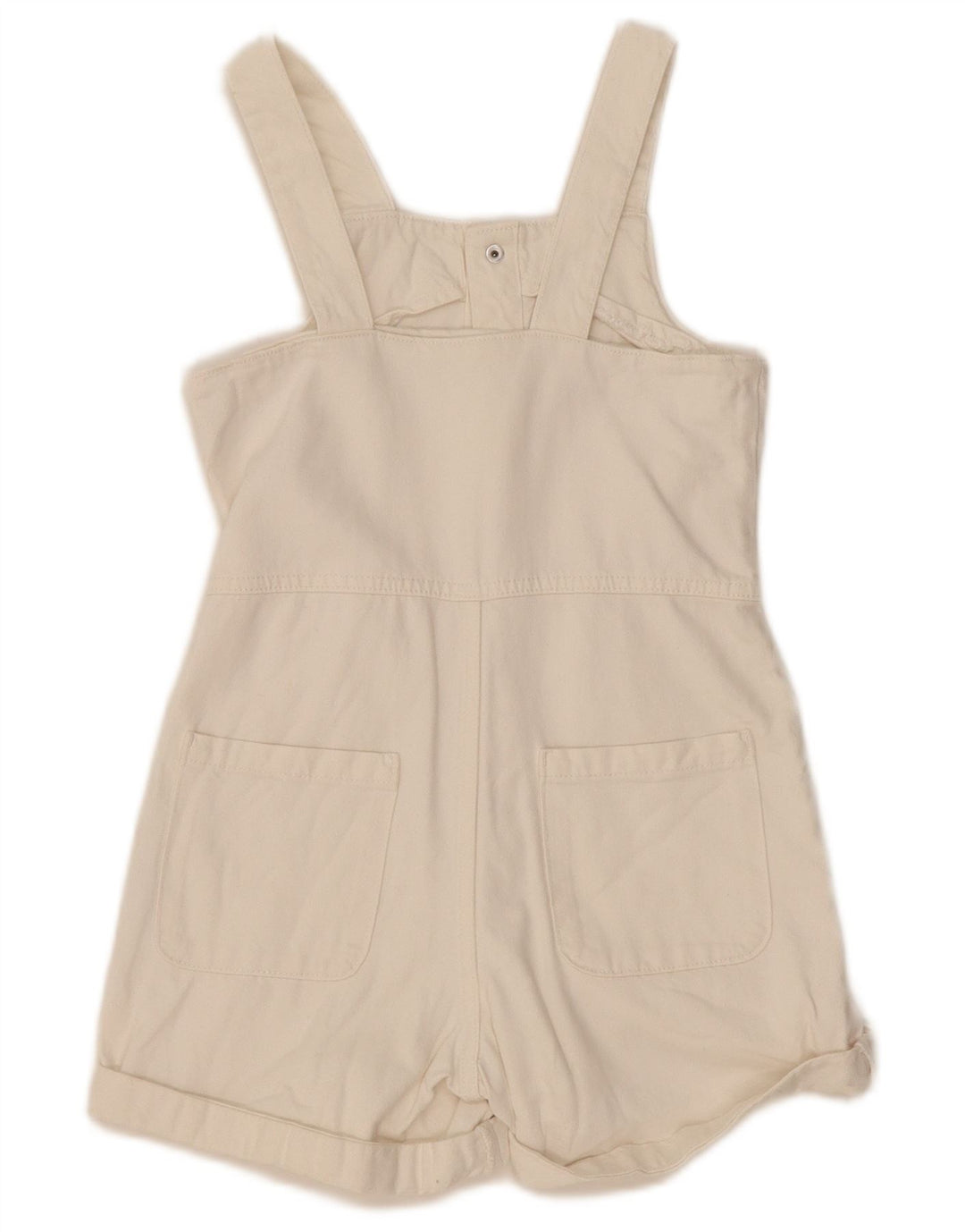 Combishort en jean fille Zara 8-9 ans coton blanc