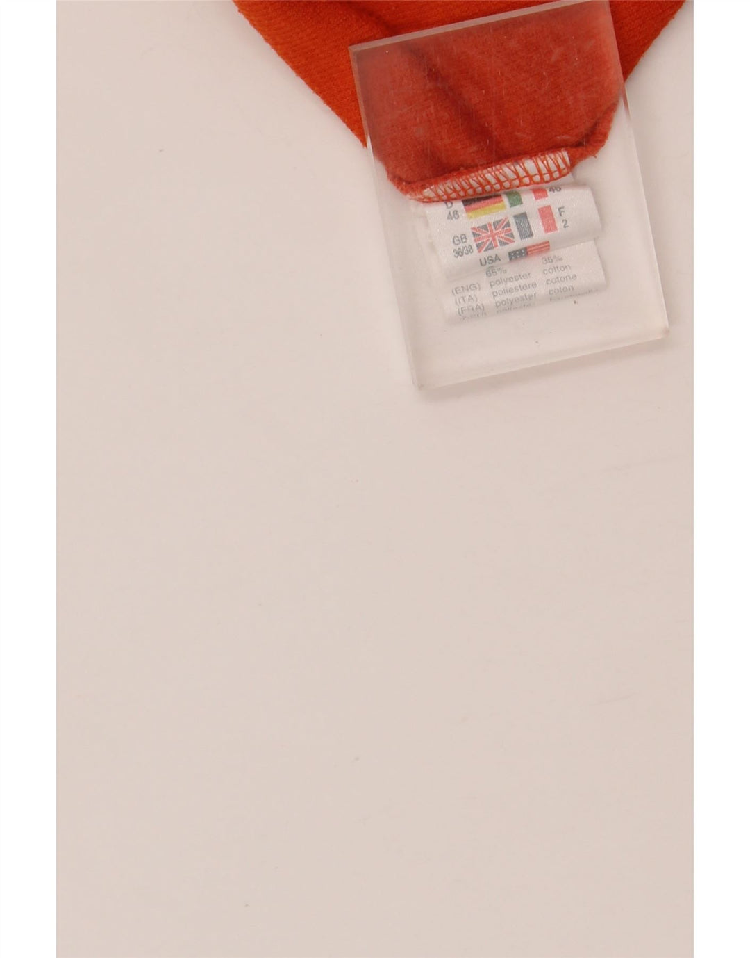 LOTTO Polo Homme UK 36/38 Petit Blanc Colorblock Polyester