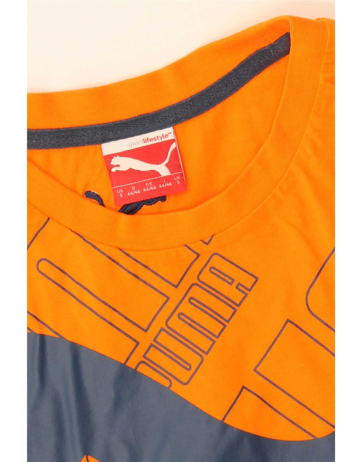 Puma T-Shirt Graphique Homme Petit Orange