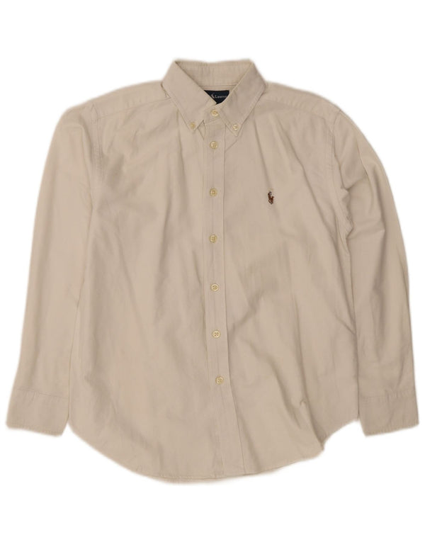 Chemise Ralph Lauren Garçon 9-10 ans Blanc Coton