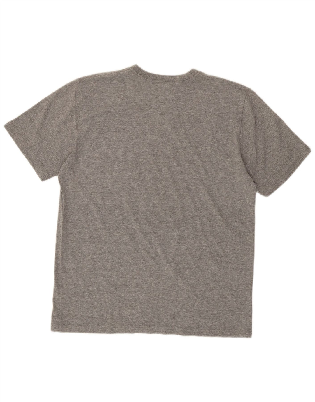 NIKE Mens Regular Fit Graphic T-Shirt Top Large Grey Cotton