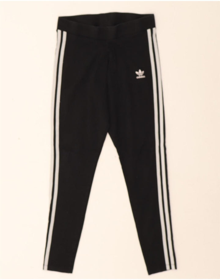 Adidas Leggings Femme UK 8 Petit Coton Noir