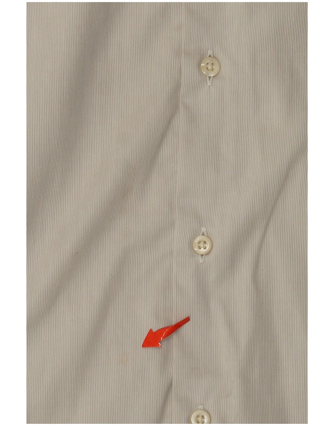 HUGO BOSS Chemise homme Taille 43 17 XL Off White Pinstripe