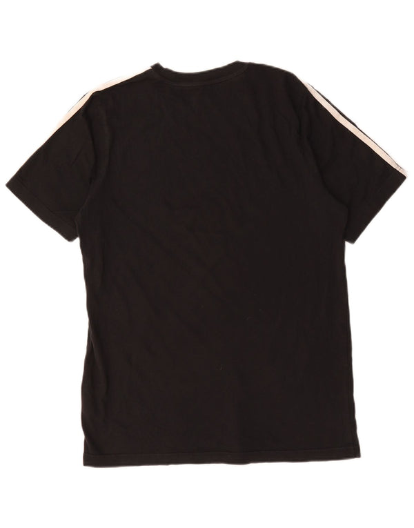 Adidas T-Shirt Top Garçon 15-16 ans Noir Coton