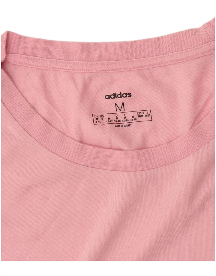 Adidas T-shirt pour femme UK 12/14 Rose moyen