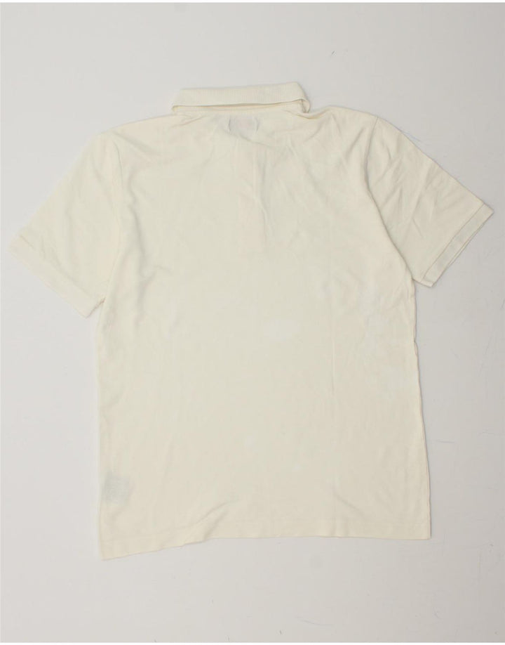 KAPPA Mens Polo Shirt Large White Cotton Vintage Kappa and Second-Hand Kappa from Messina Hembry 