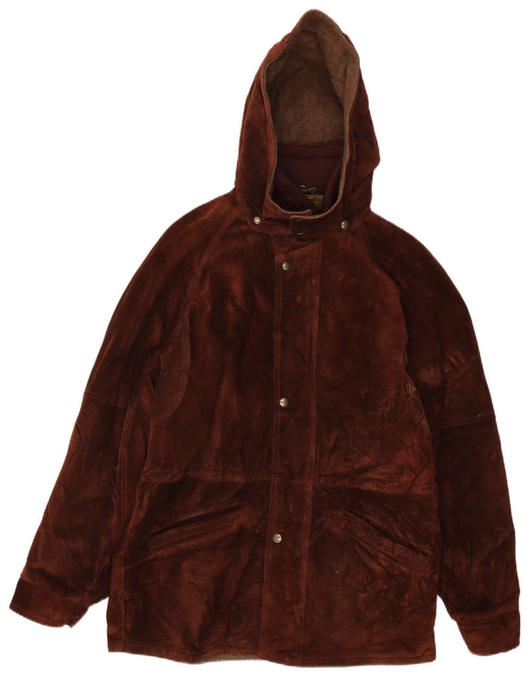 CONBIPEL Veste à capuche en daim pour homme UK 40 Large Marron