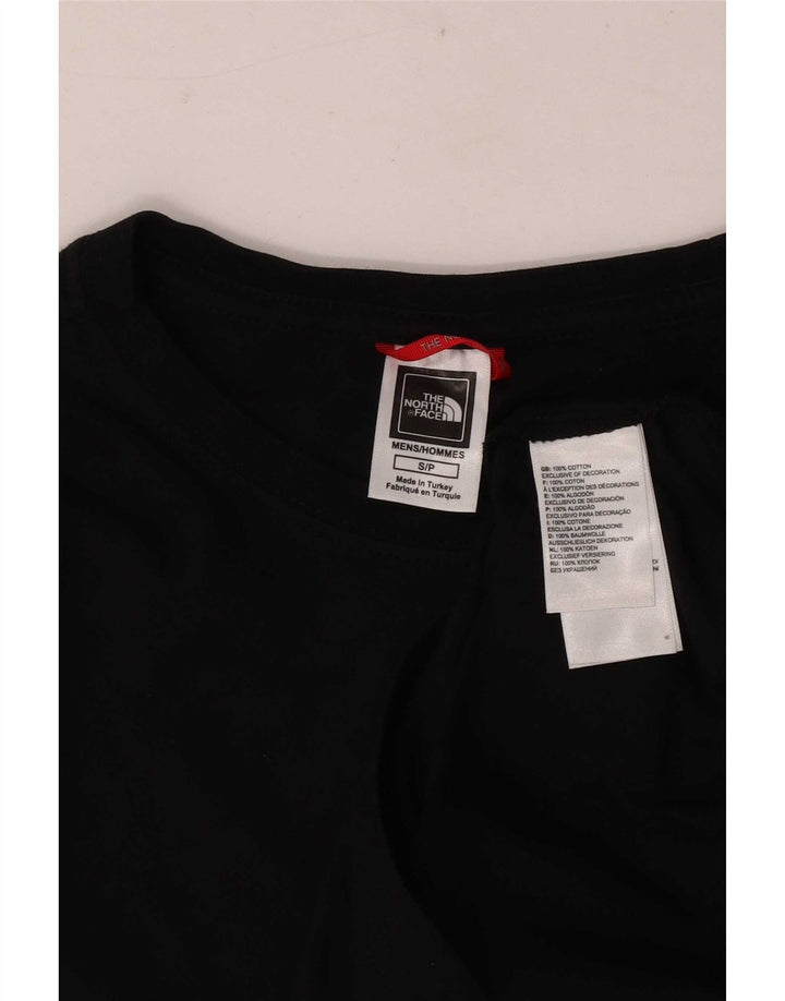The North Face Haut graphique à manches longues pour hommes Petit coton noir
