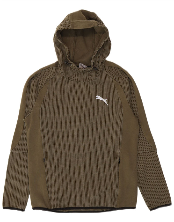 Nike Pull à capuche pour homme Petit Kaki