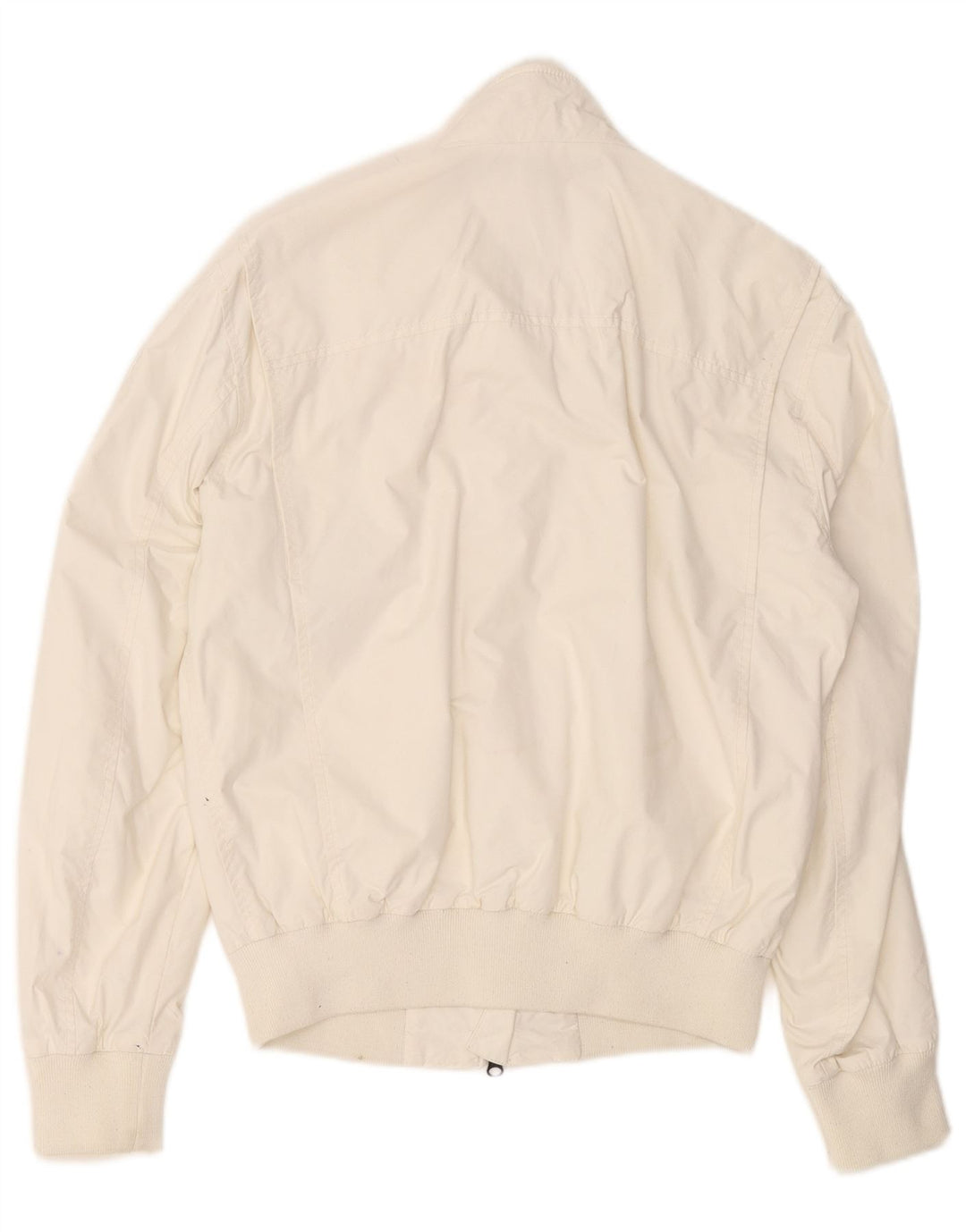 BLAUER Veste Bomber Homme UK 38 Medium Blanc Nylon