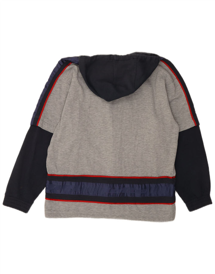 LOTTO Veste de survêtement graphique pour hommes UK 38/40 Gris moyen Colourblock