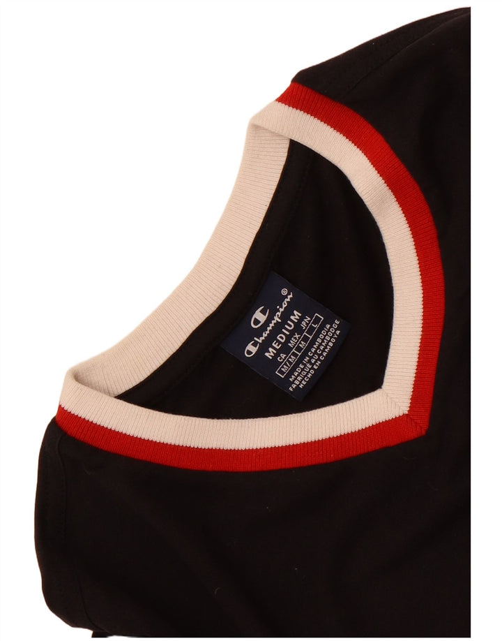 Champion T-Shirt Homme Noir Moyen