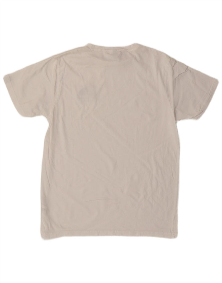 ELLESSE T-Shirt Homme Top Petit Blanc Coton