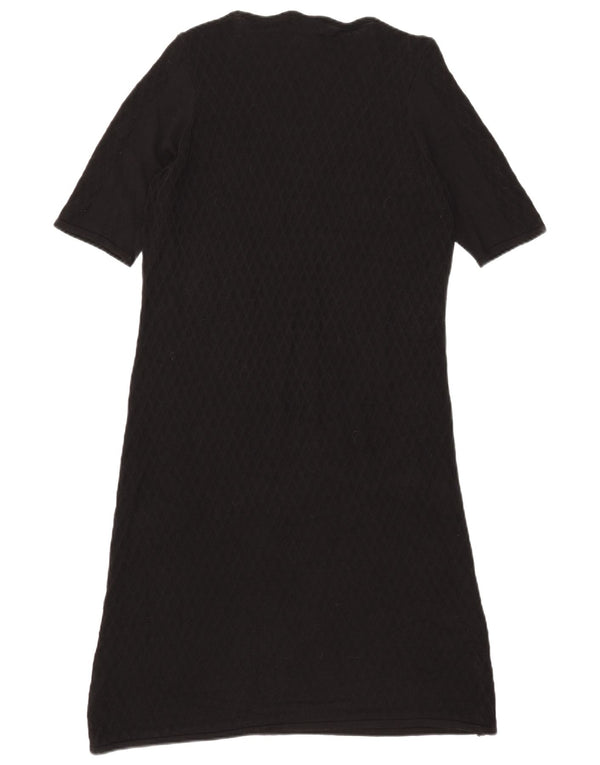 Marks & Spencer Robe pull à manches courtes Per Una pour femme UK 16 Large Noir