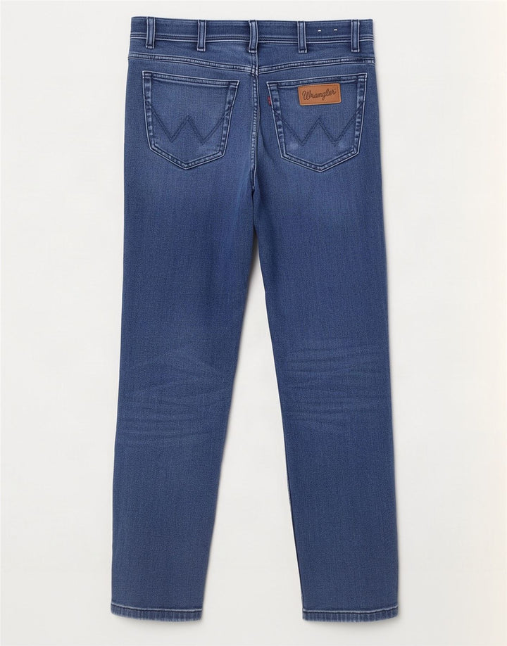 Wrangler Jean Slim Texas Homme W32 L30 Bleu Coton