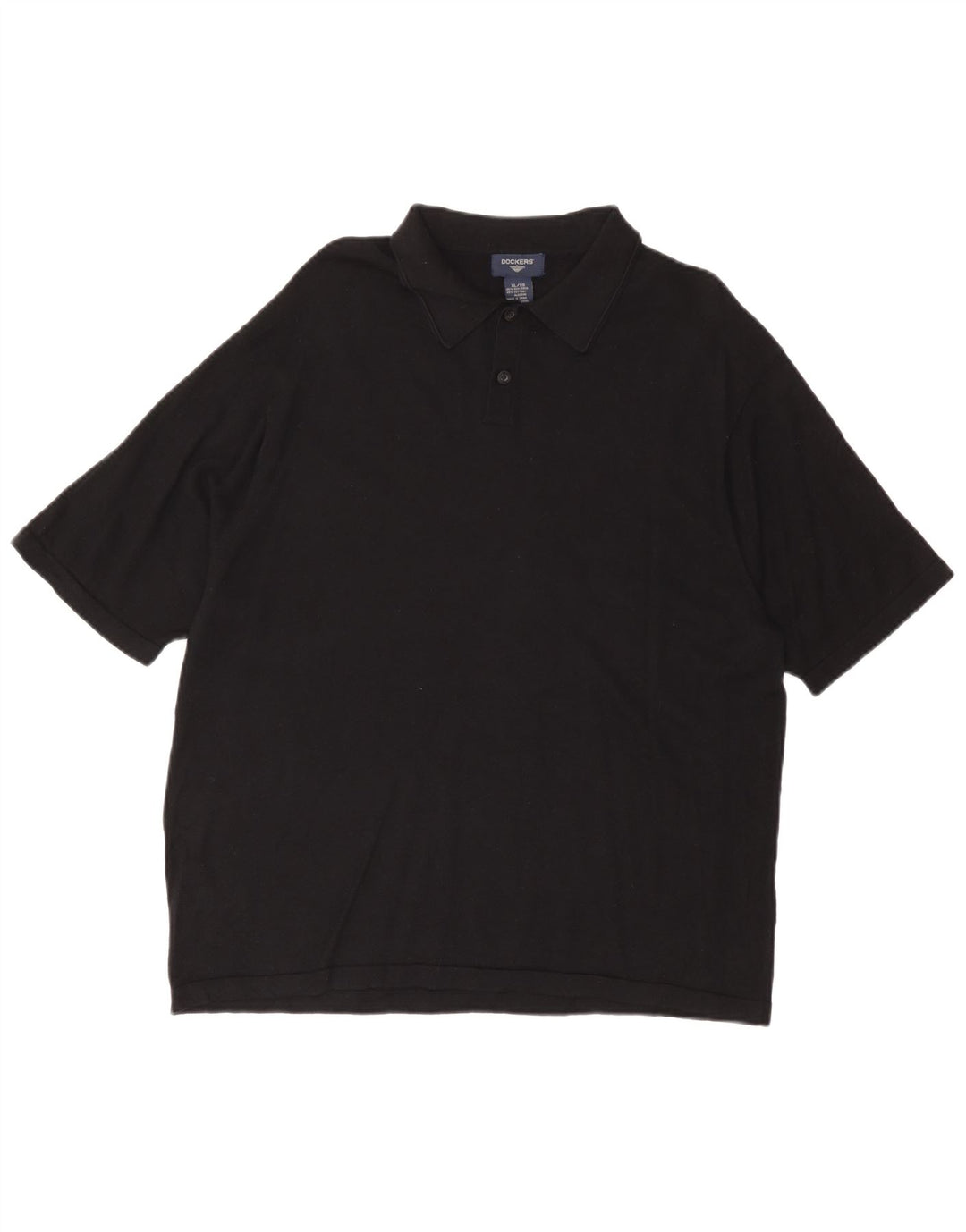 DOCKERS Polo Homme XL Noir Soie