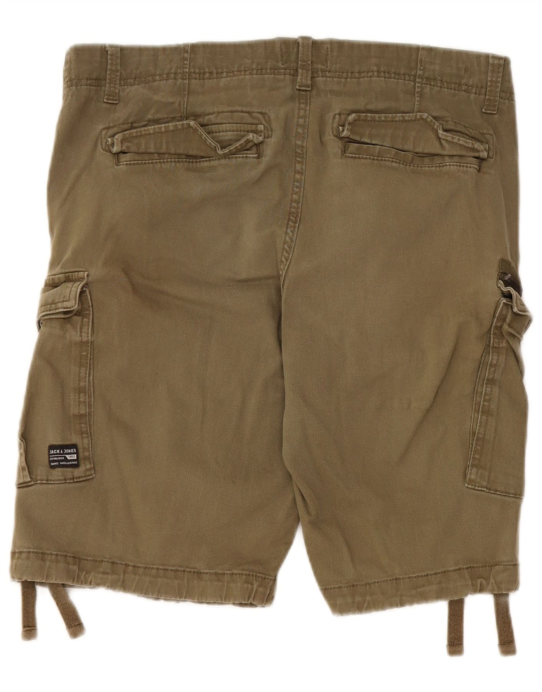 Jack & Jones Short Cargo Homme Large W34 Kaki Coton