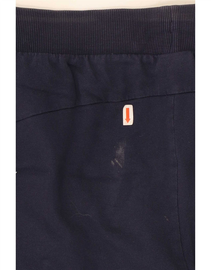 Puma Short de Sport Graphique Homme Petit Bleu Marine Coton